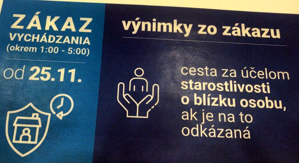 Pravidlá lockdownu od 25.11.2021