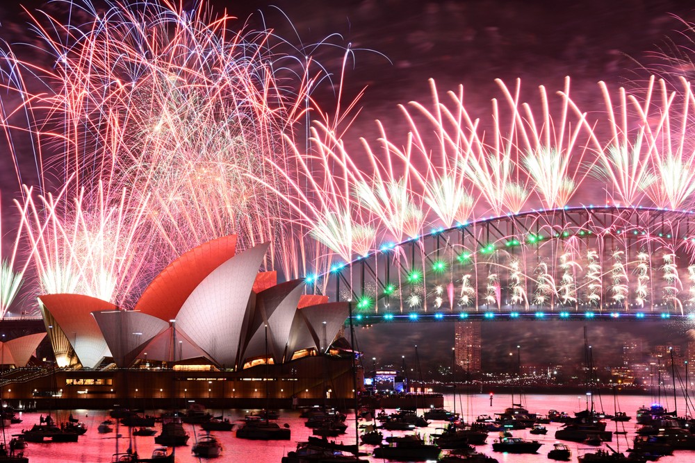 Australia ohňostroj 