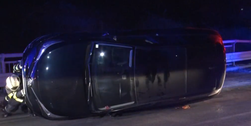 "Trochu" si vypil a skončil s autom na boku 