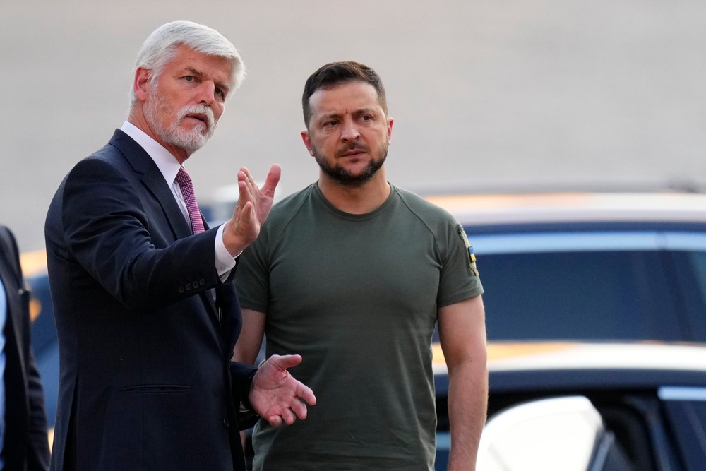 ČR Praha Ukrajina Zelenskyj Pavel návšteva (5)