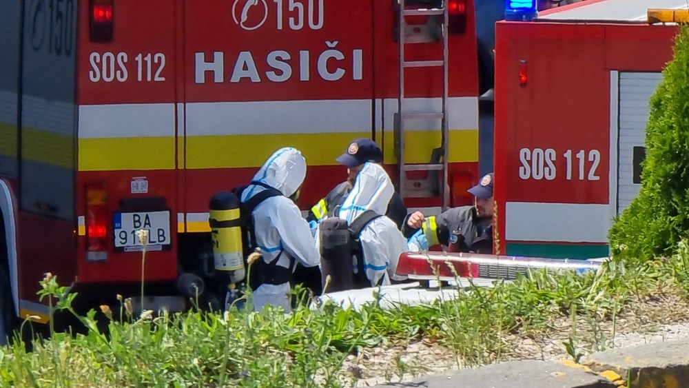 evakuácia ministerstva