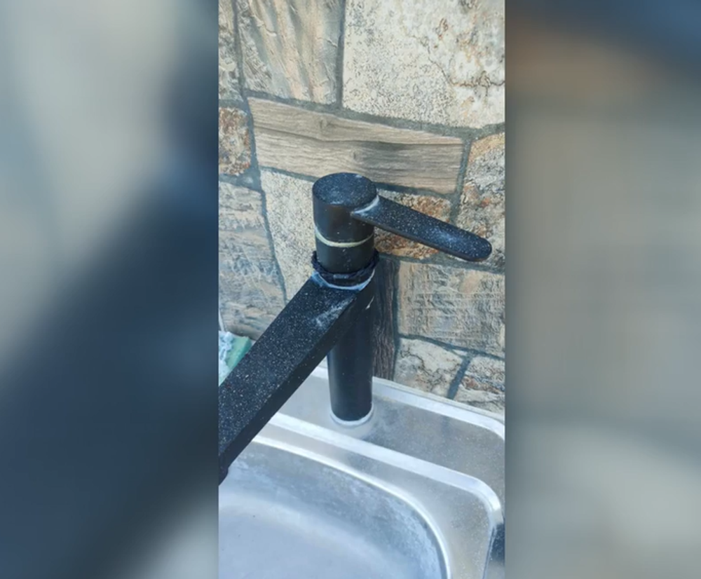 Piliny na vodovodnom kohútiku