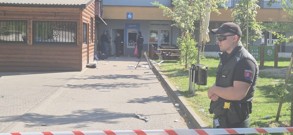 Výbuch bankomatu v Pruskom