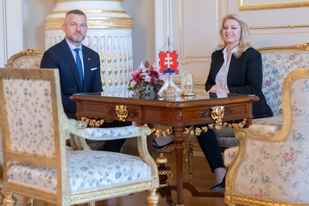 voľbynrsr23 prezidentka Pellegrini prijatie (9)