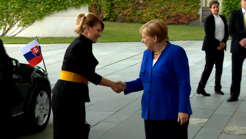 Zuzana Čaputová sa stretla s nemeckým prezidentom Steinmeierom i kancelárkou Angelou Merkel 