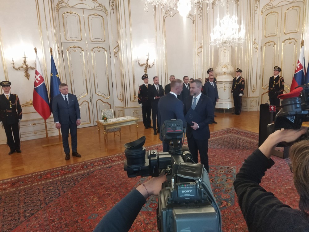 Richard Raši s prezidentom