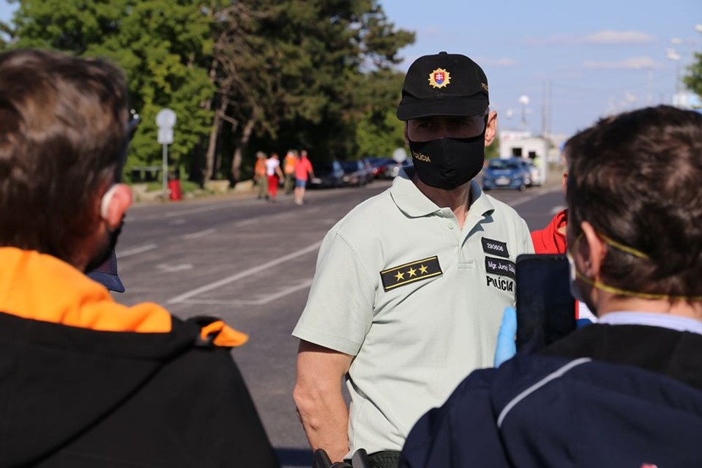 Protest na hraničnom prechode Berg