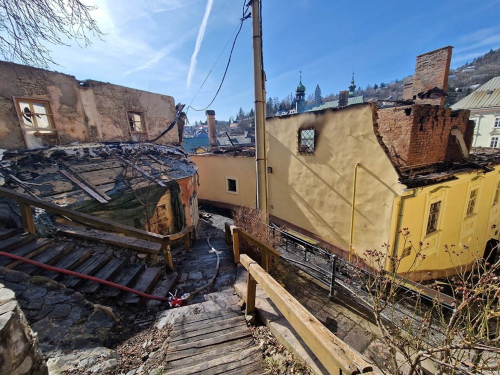 Požiar Banská Štiavnica