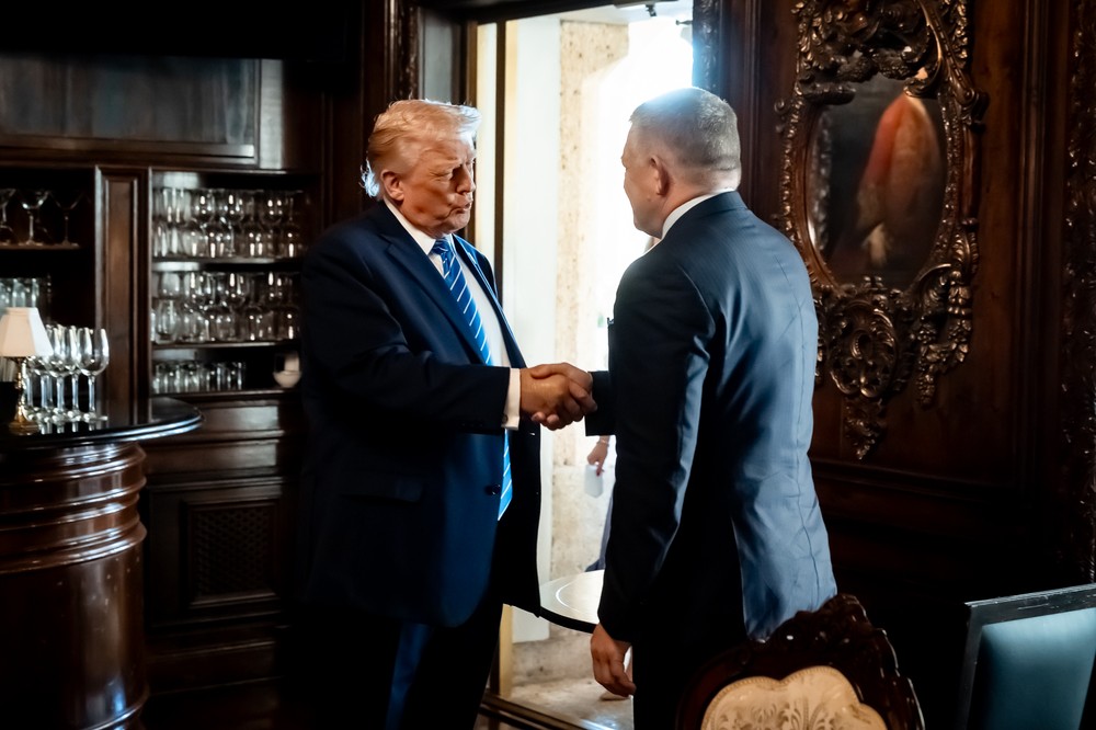Donald Trump a Robert Fico stretnutie