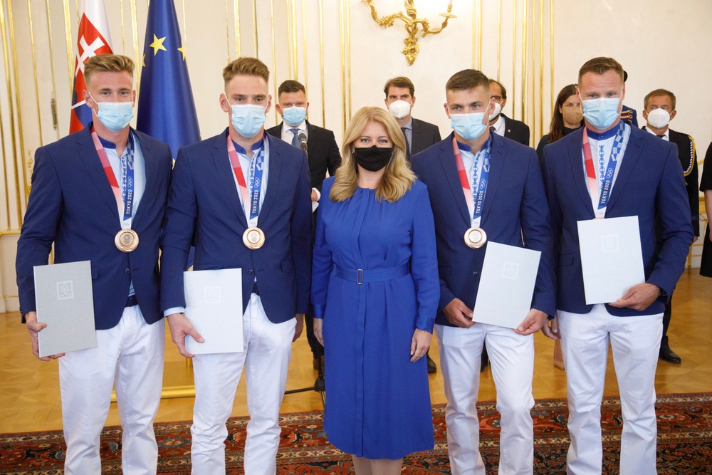  Čaputová prijala olympijských medailistov