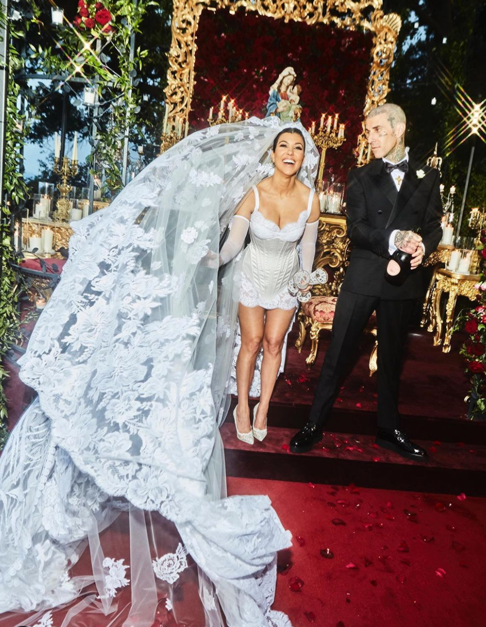 Kourtney Kardashian a Travis Barker