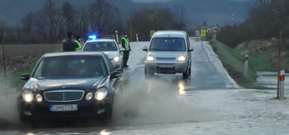 Záplavy v sninskom okrese 