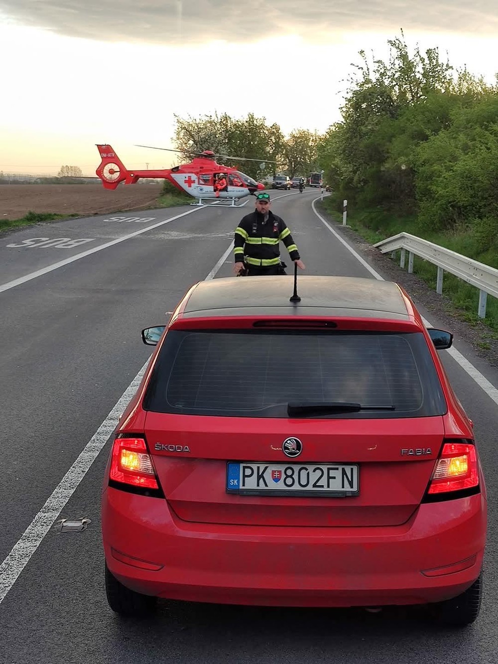 Vážna nehoda osobného auta na Záhorí 1