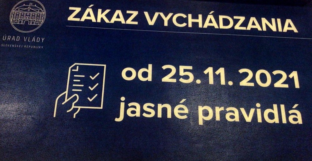 Pravidlá lockdownu od 25.11.2021
