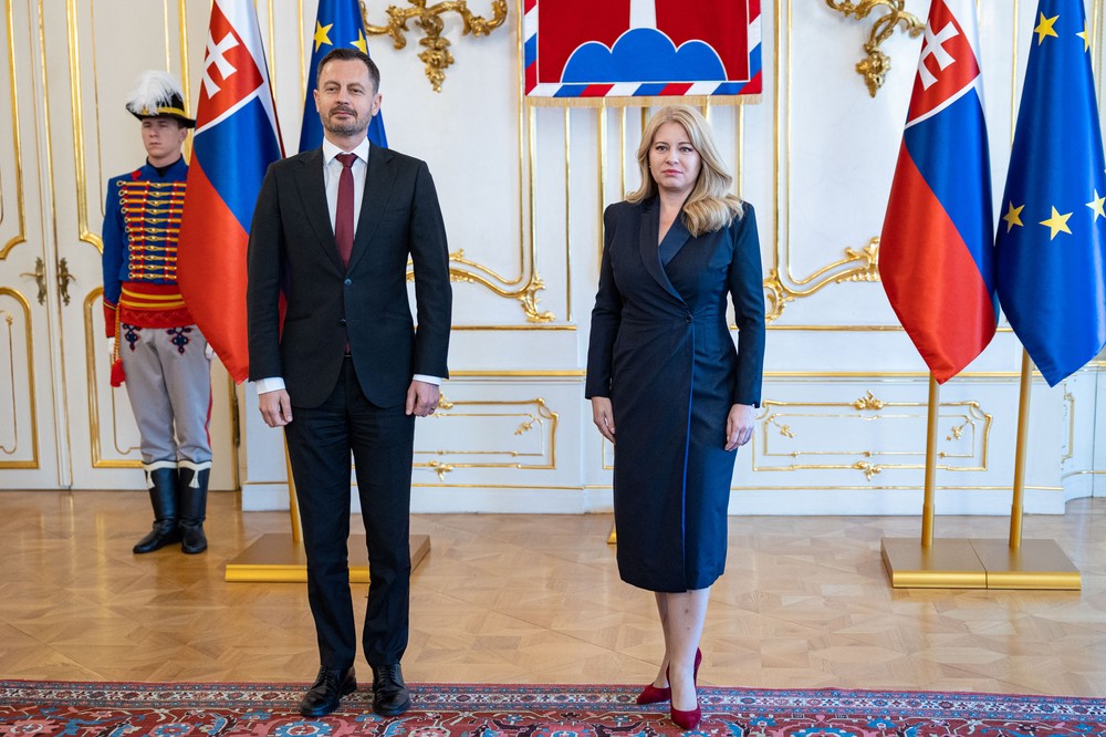 Zuzana Čaputová prijala Eduarda Hegera