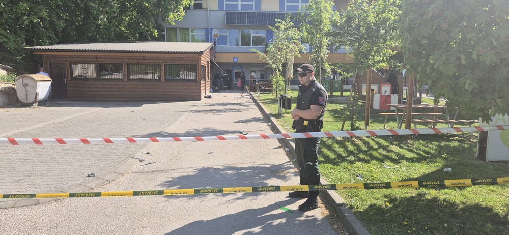 Výbuch bankomatu v Pruskom
