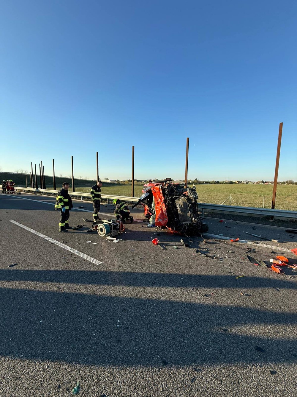 Nehoda na R7 smerom na Holice