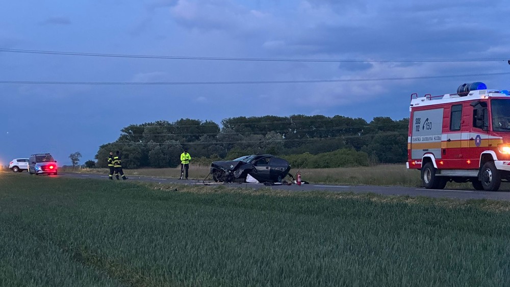 Nehoda pri obci Kuklov