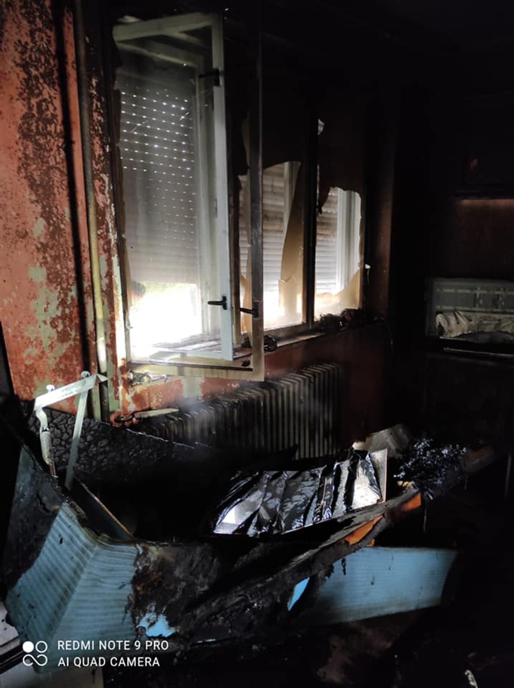 Požiar rodinného domu v Komjaticiach