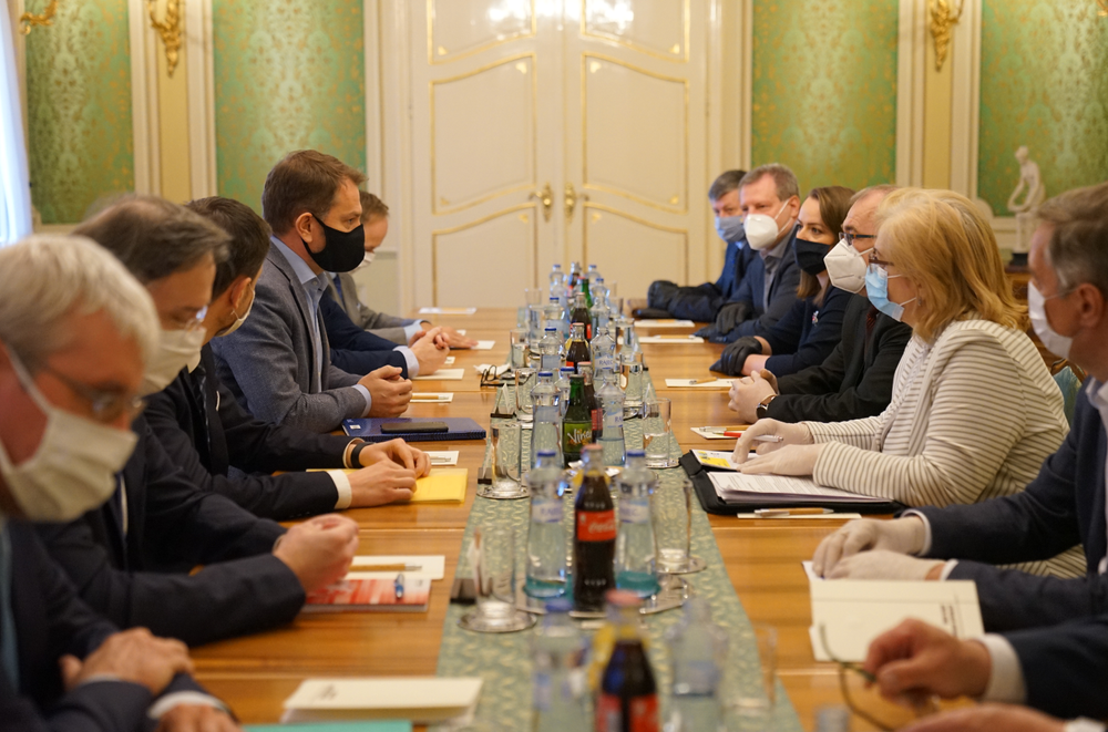 Stretnutie Igora Matoviča s predstaviteľmi odborárov 