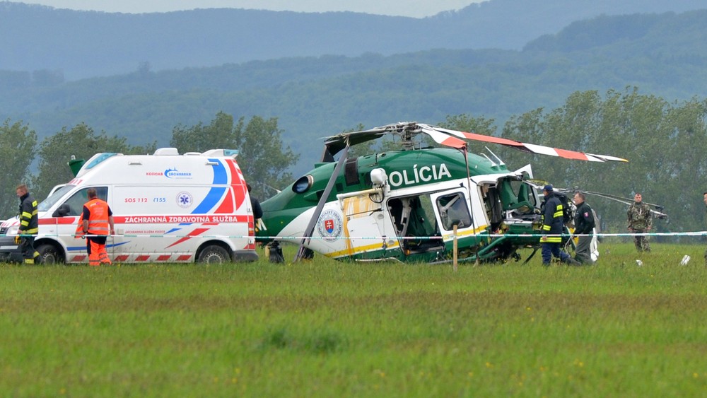 Prešov padnutý vrtuľník 2