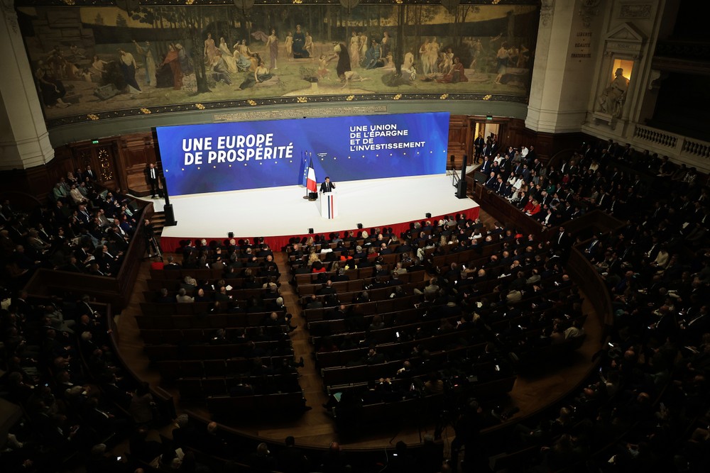 Macron prejav