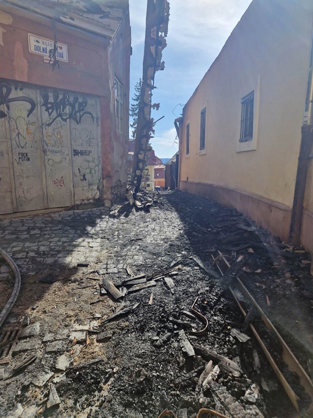 Požiar Banská Štiavnica