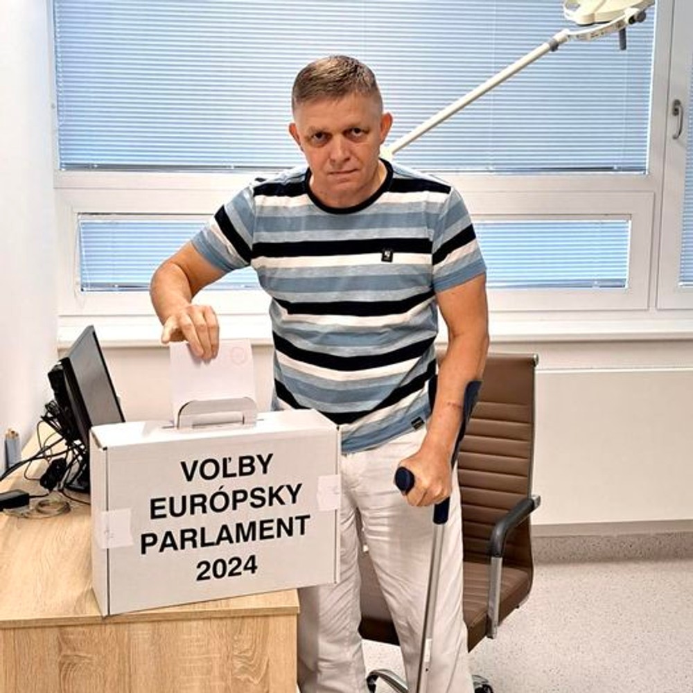 EUROVOĽBY Robert Fico