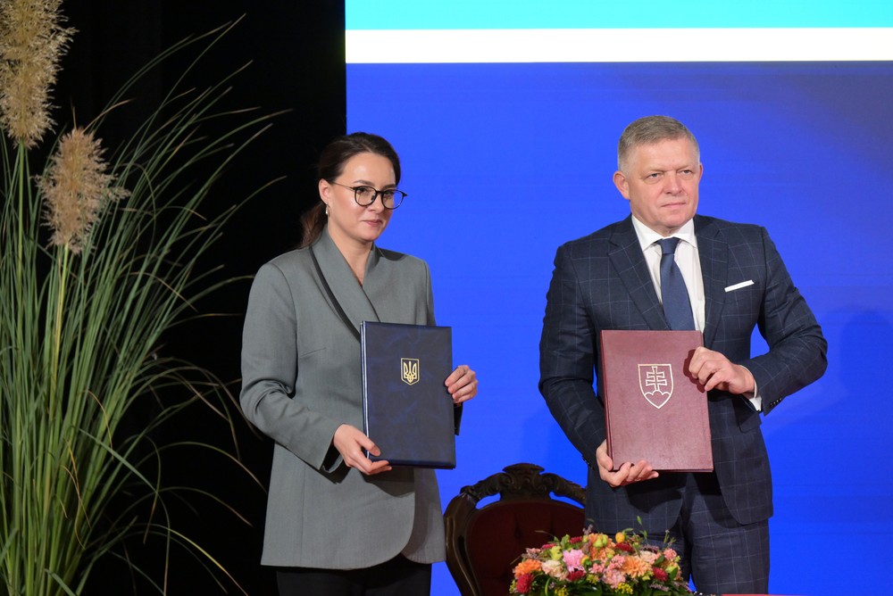 Robert Fico a Julija Svyrydenková 5