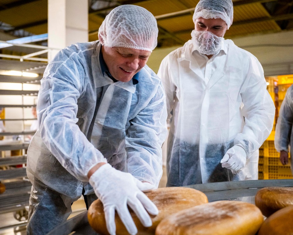 Robert Fico v pekárni