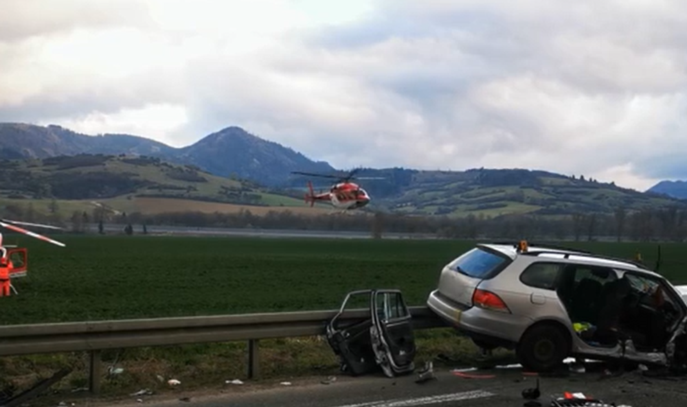 Čelná zrážka pri Ružomberku 1