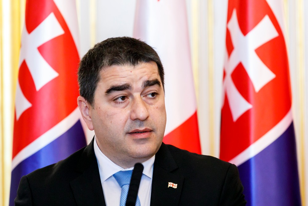 Stretnutie predsedov parlamentov Slovenska a Gruzínska