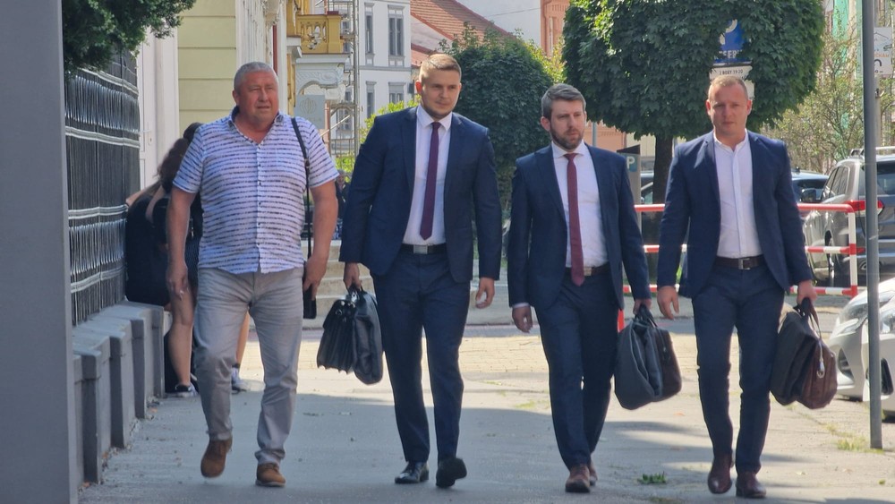 Dušan Kováčik na súde v Banskej Bystrici 