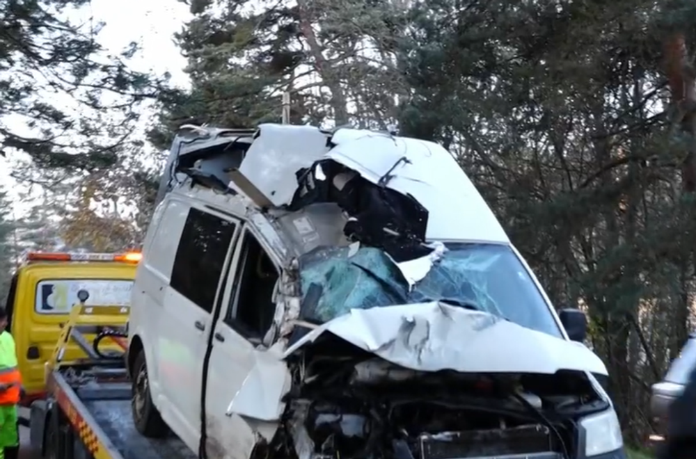 Havarovaná dodávka 2