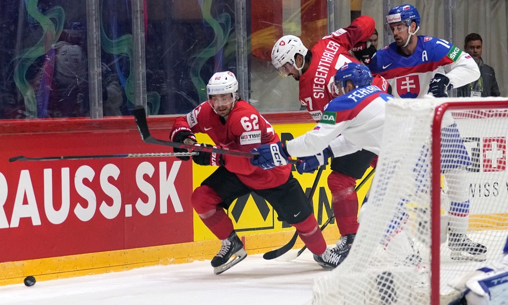 MS v hokeji 2022: Švajčiarsko vs. Slovensko