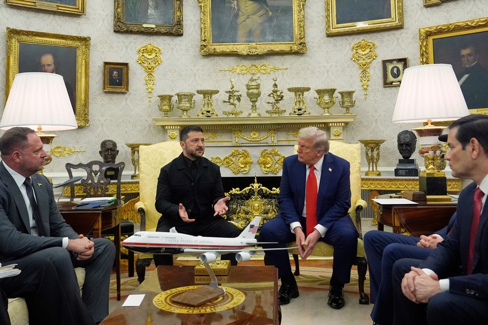 Volodymyr Zelenskyj a Donald Trump