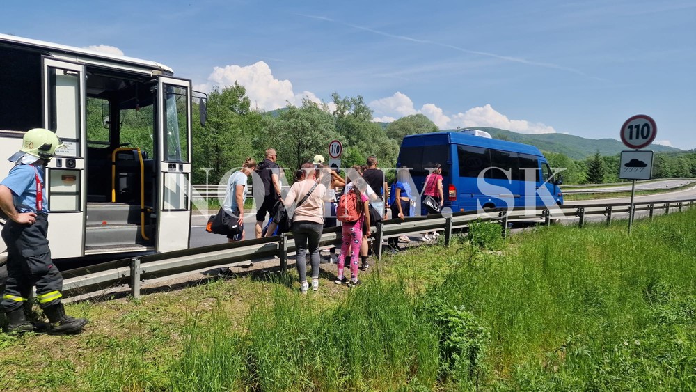 Autobus, hrozivý moment