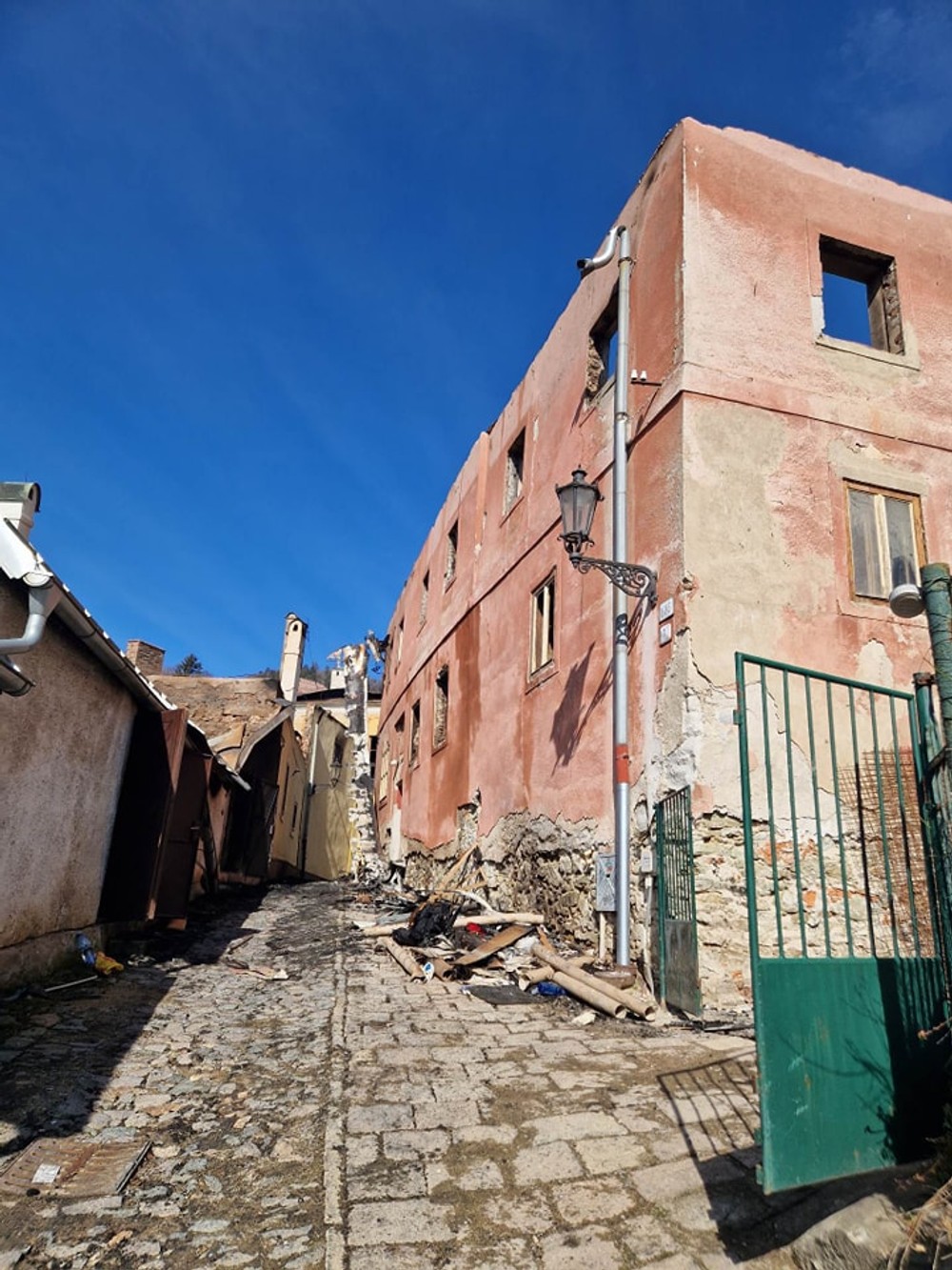 Požiar Banská Štiavnica