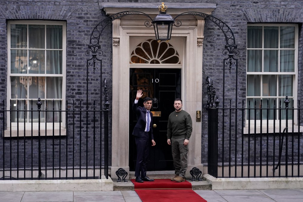Návšteva Británie Zelenskyj
