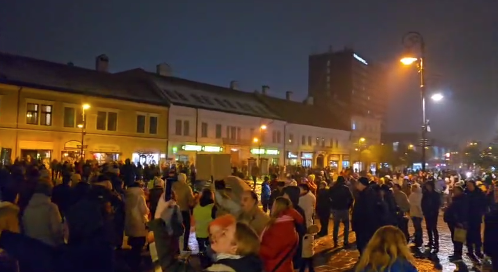 Protest v Košiciach