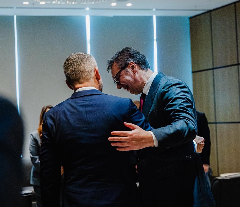 Peter Pellegrini a srbský prezident Aleksandar Vučič