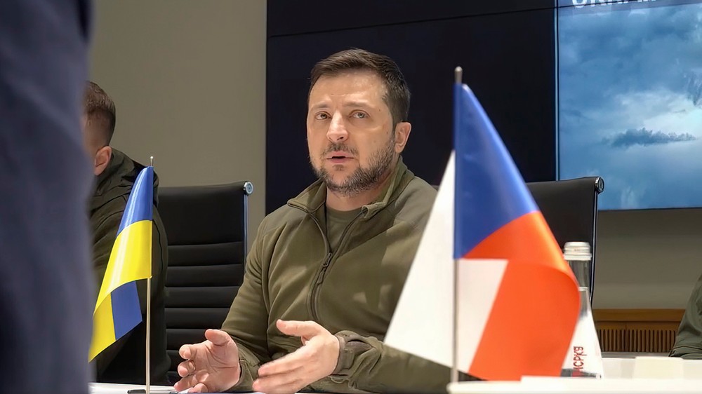 Stretnutie Zelenského s premiérmi Poľska, Slovinska, Česka