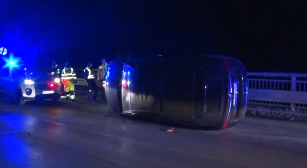 "Trochu" si vypil a skončil s autom na boku 