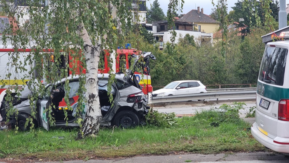 Vážna dopravná nehoda pri Brnianskej 