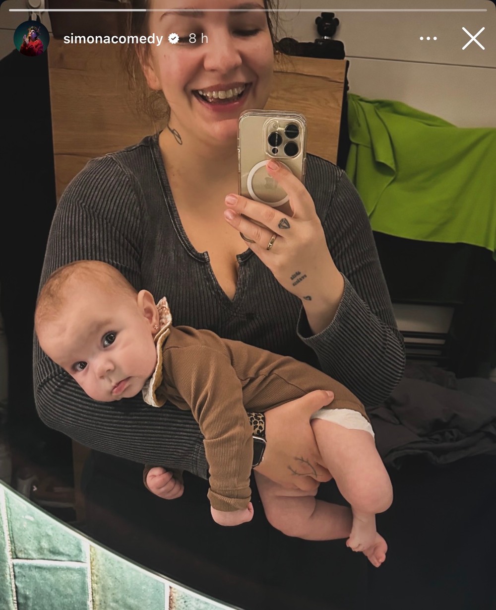 Simona First, Salátová, komička, pôrod, schudla, skvelo