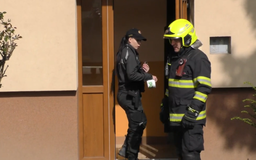 Požiar bytu v Humennom