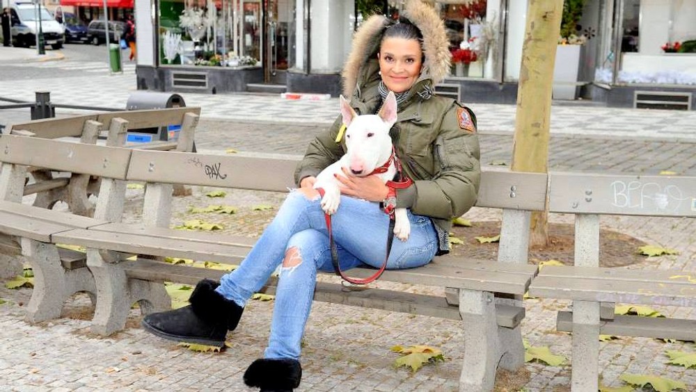 Mahulena Bočanová so psom