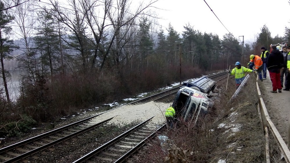 Nehoda na koľajisku 