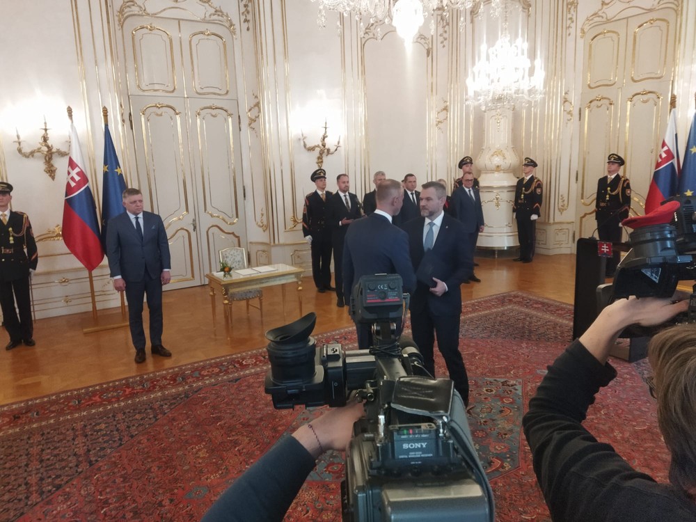 Richard Raši a Peter Pellegrini