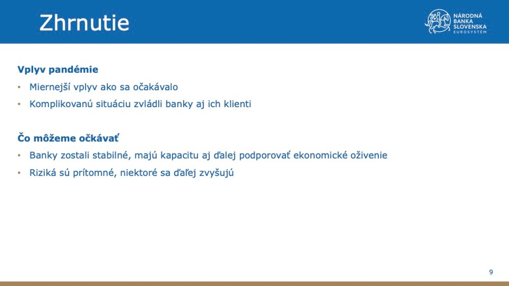 Správa o finančnej stabilite - máj 2021